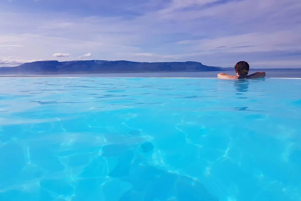 Hofsos swimming pool in Iceland