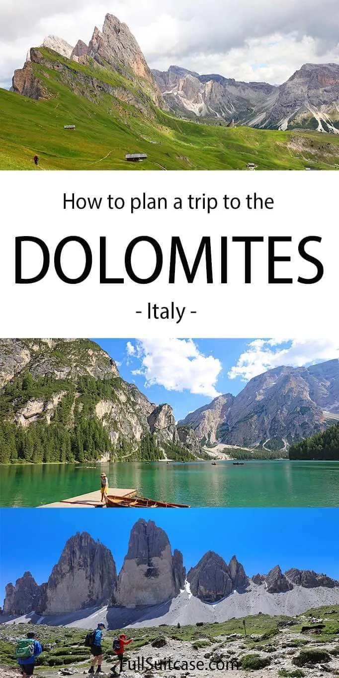 How to plan a trip to the Dolomites Italy