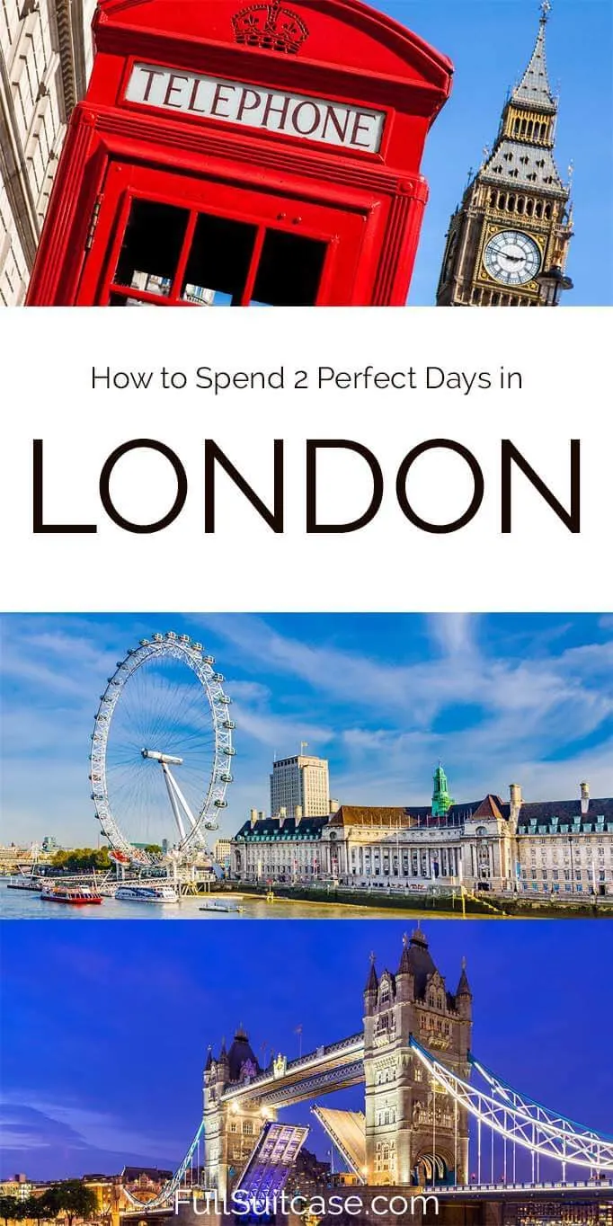 How to spend 2 days in London - things to do, itinerary, and map