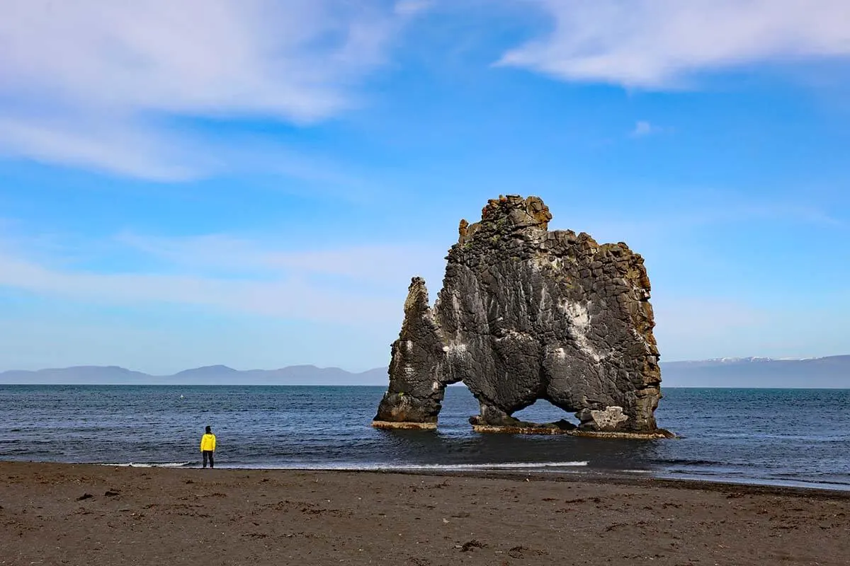 Hvitserkur rock in north Iceland