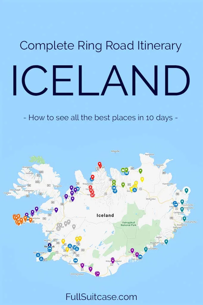 road trip itinerary for iceland