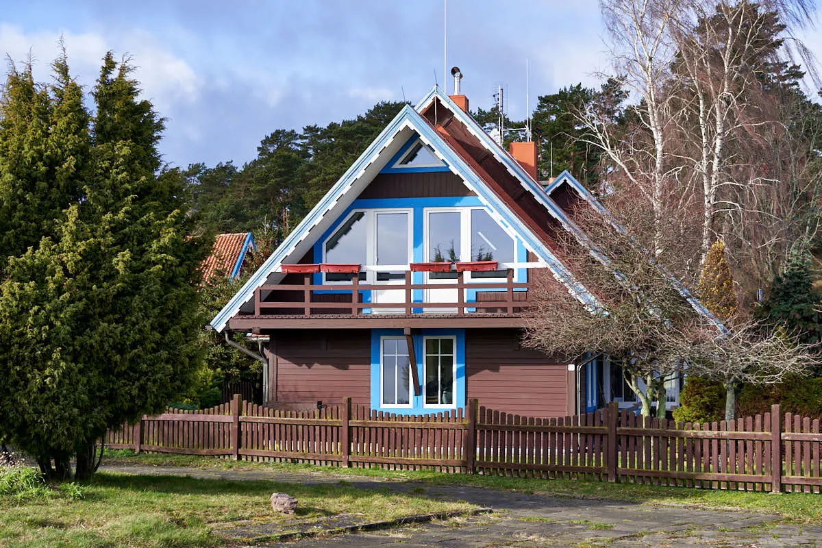 Traditional house on the Curonian Spit in Nida
