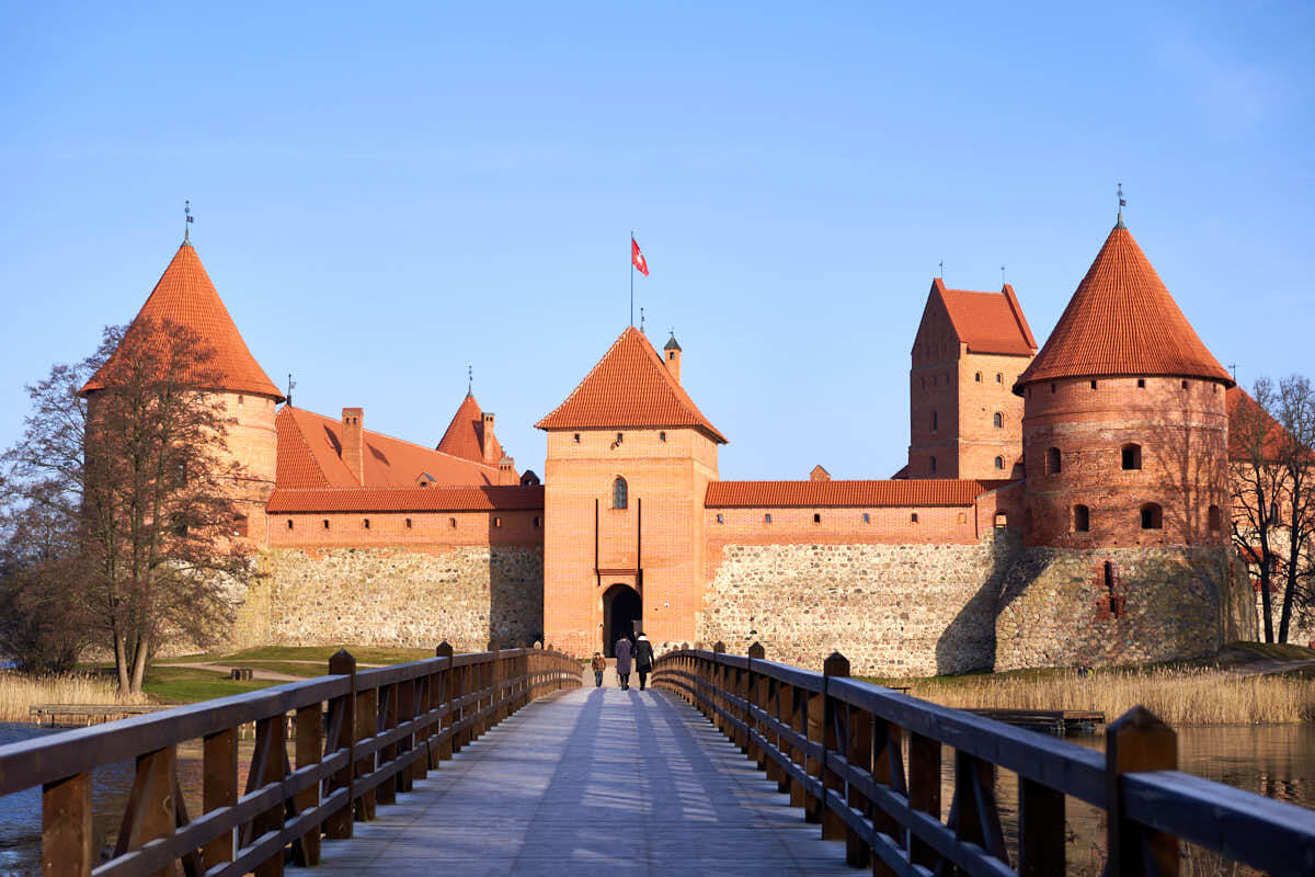 Trakai Island Castle in Lithuania