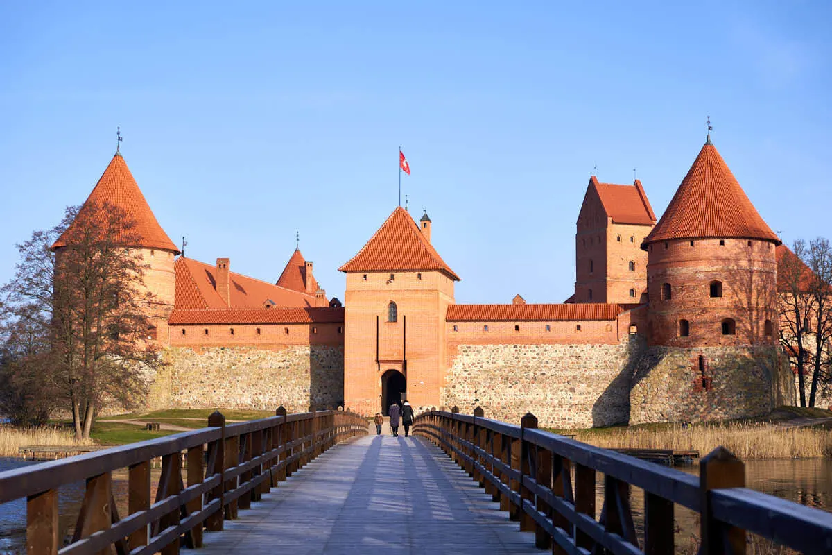 Trakai Island Castle in Lithuania