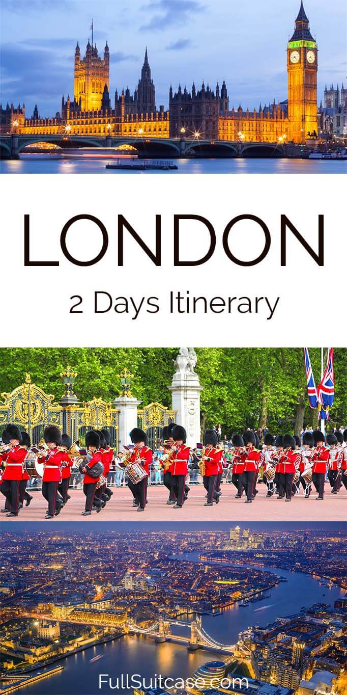 London 2 days itinerary