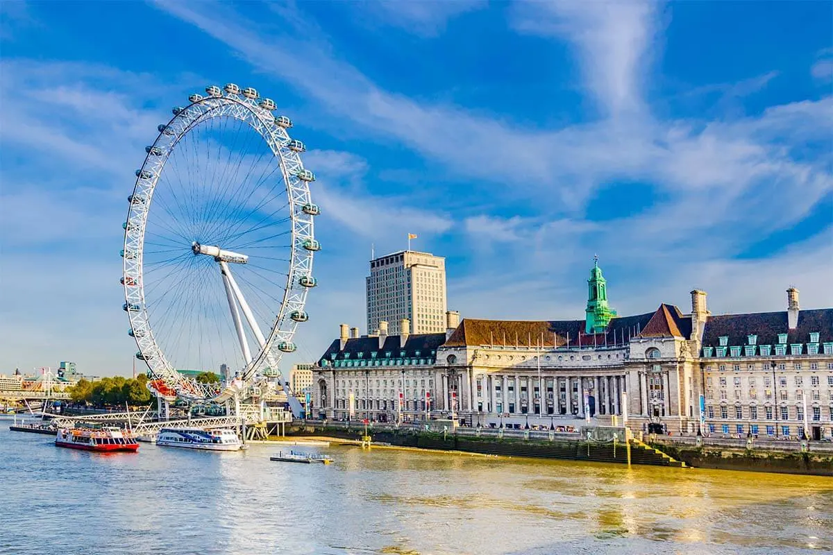 London Eye and the South Bank