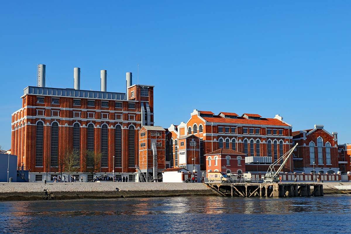 MAAT Museum old power station in Lisbon Portugal