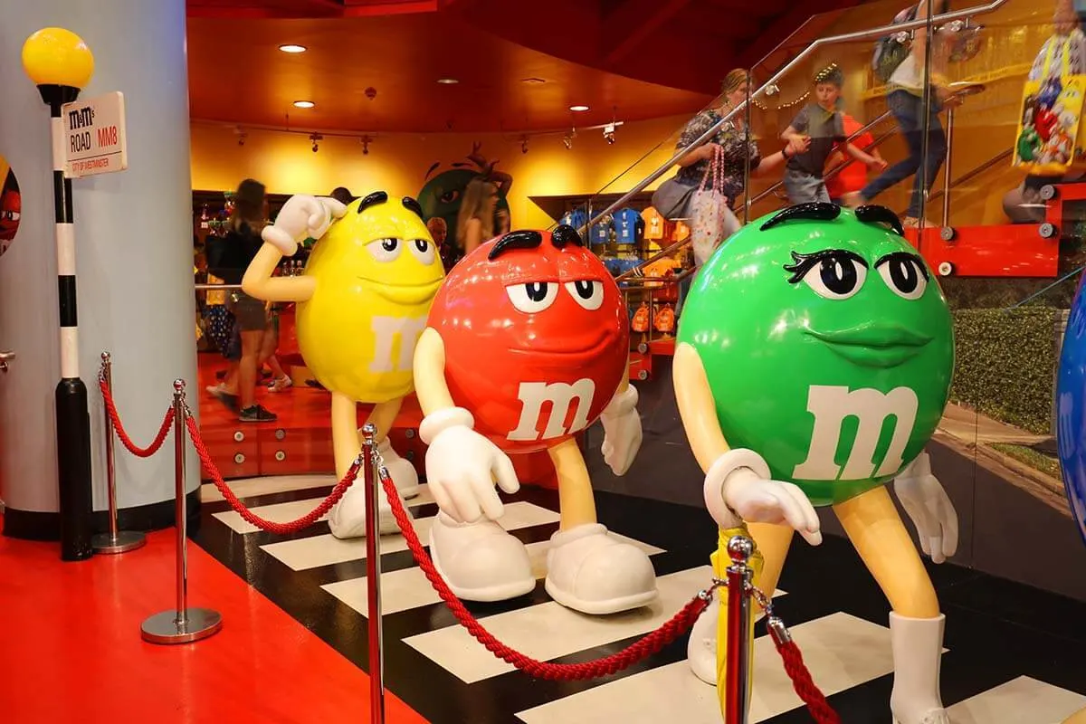 M&M's London World store at Leicester Square