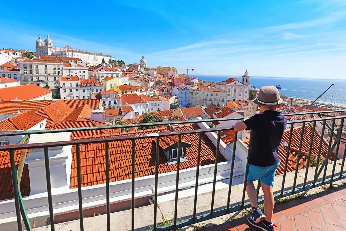 Miradouro das Portas do Sol - one of the best viewpoints in Lisbon