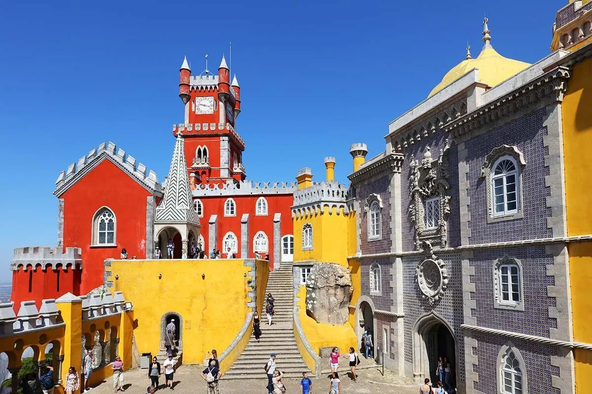Pena Palace in Sintra is must see near Lisbon