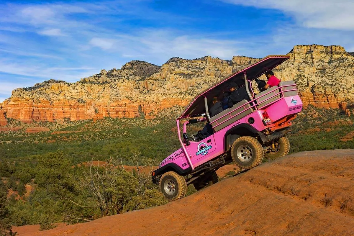 Pink Jeep Tours in Sedona Arizona