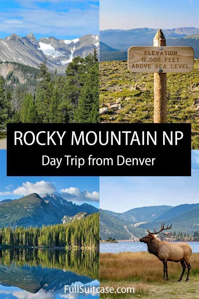 Rocky Mountain National Park day trip from Denver Colorado