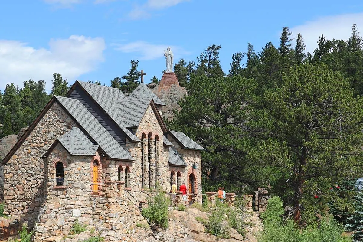 Saint Catherine's Chapel on the Rock near Estes Park Colorado