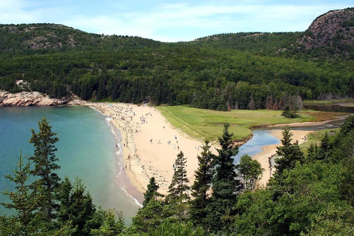 Sand Beach in Acadia National Park