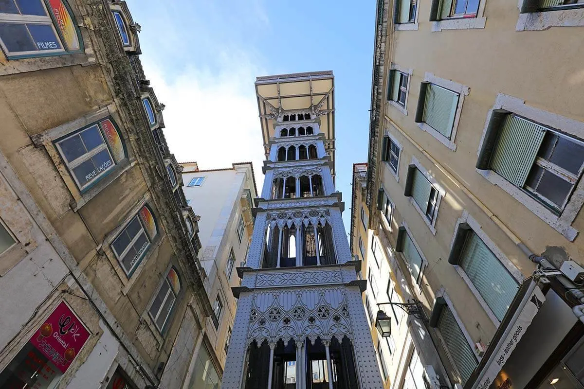 Santa Justa Lift - one of the most popular Lisbon attractions