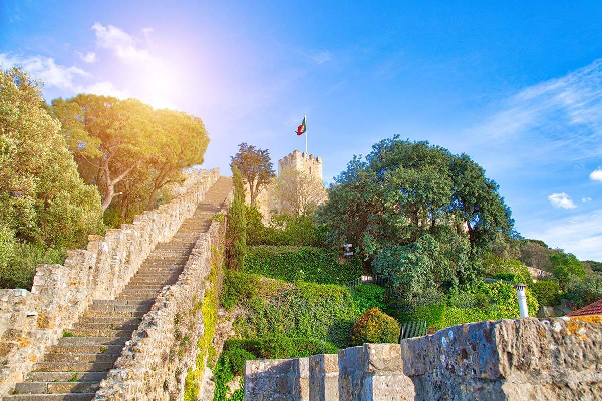 St George Castle in Lisbon