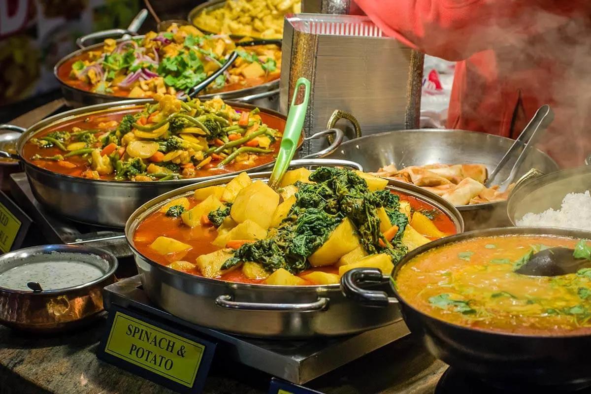 Street food at Camden Market in London