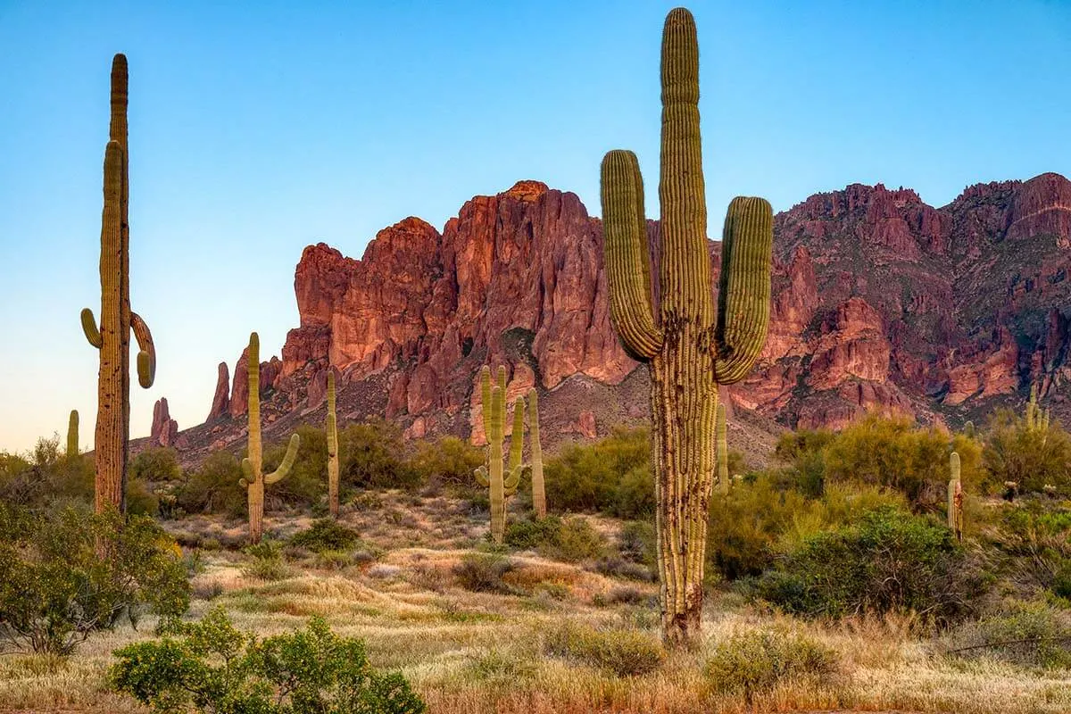 Superstition Mountains near Phoenix Arizona