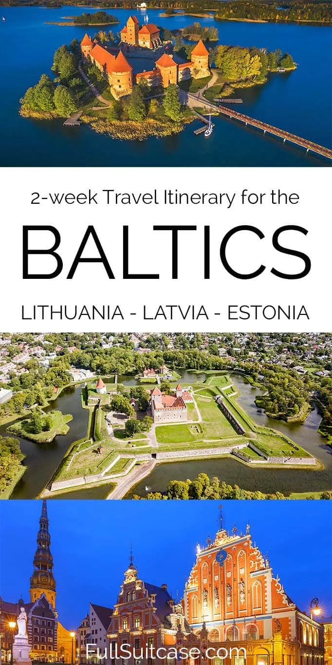 Traveling to the Baltics - trip itinerary for Lithuania, Latvia, and Estonia