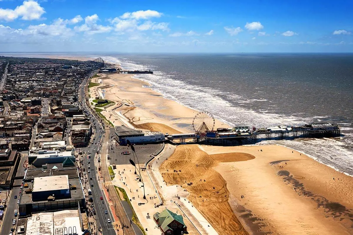 View from Blackpool Tower Eye
