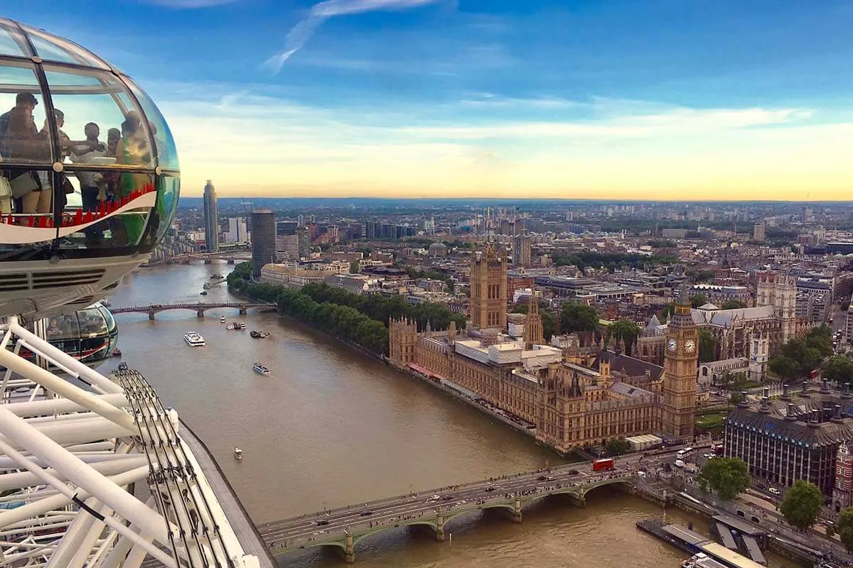 Views from London Eye