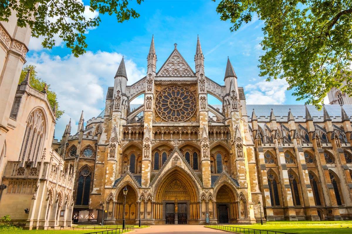 Westminster Abbey in London UK