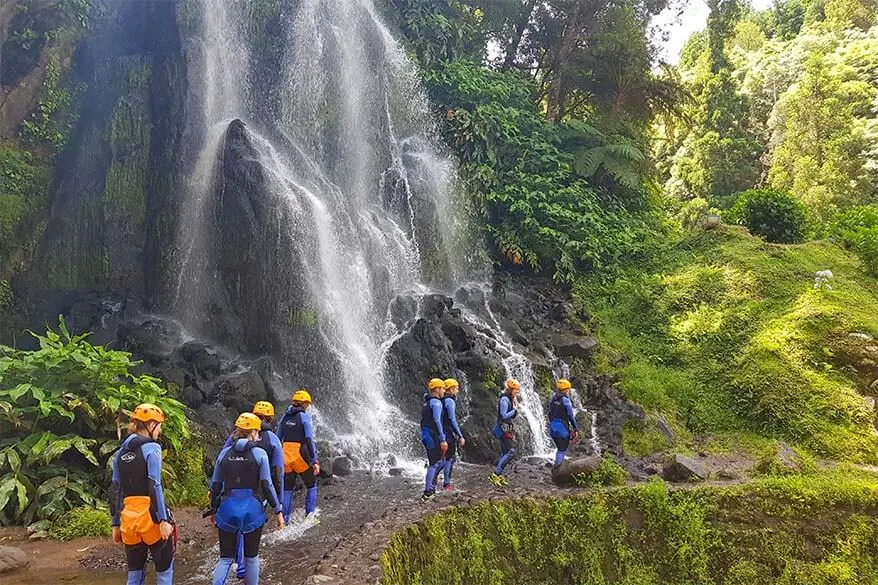 Canyoning tour in Sao Miguel Azores
