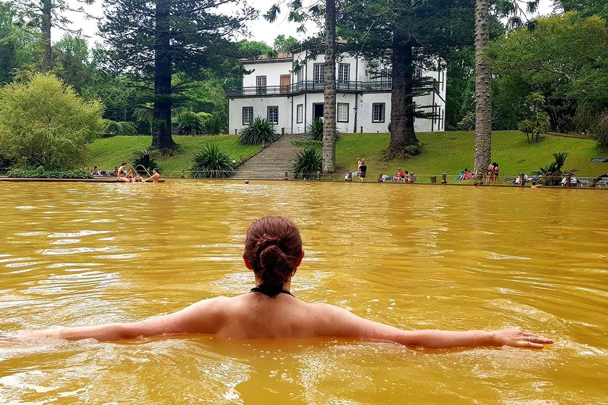 Terra Nostra Park thermal pool in Furnas, Azores