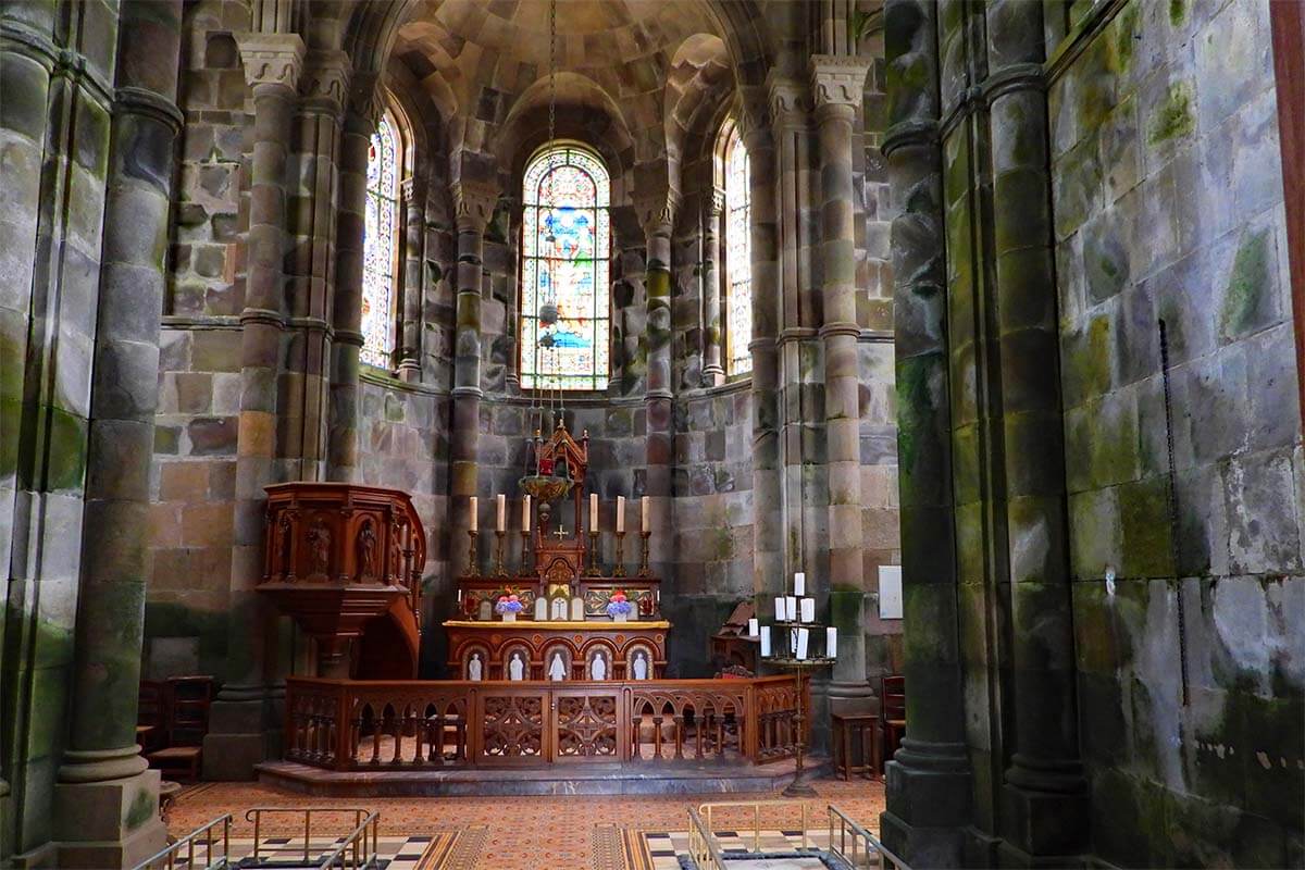 Interior of Capela de Nossa Senhora das Vitorias in Furnas