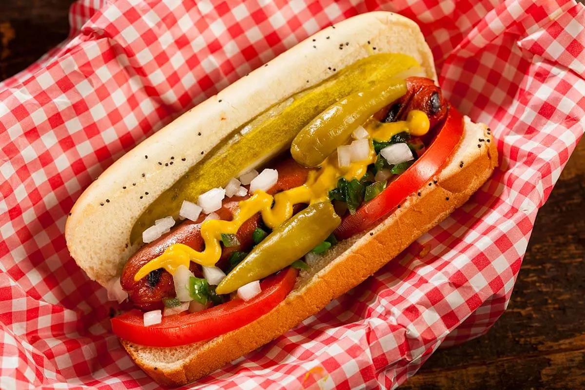 Chicago hot dog