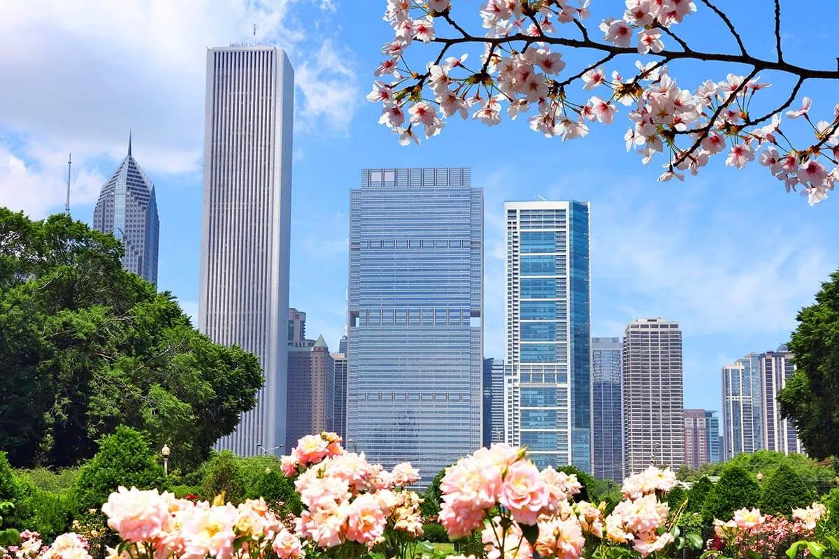 Chicago in spring