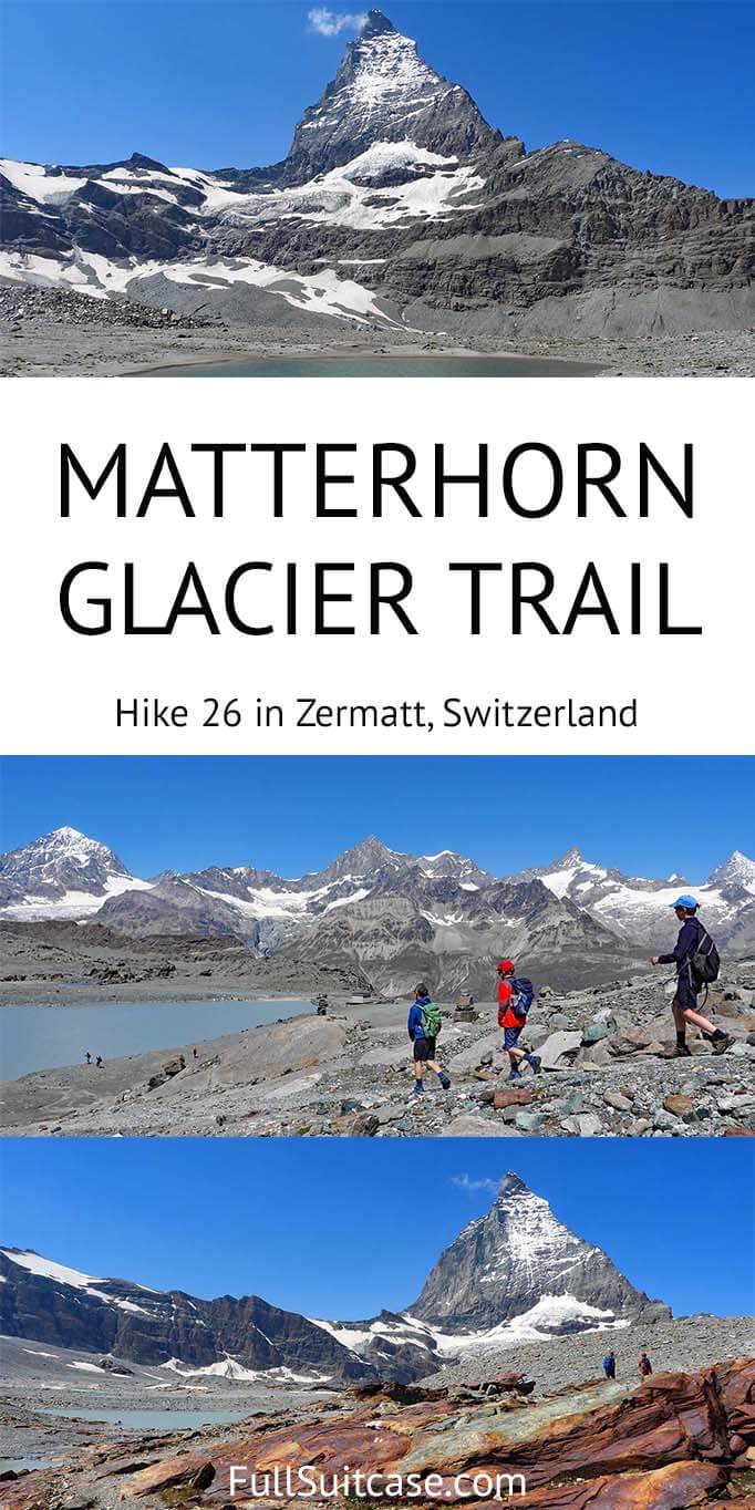 Complete guide to hiking Matterhorn Glacier Trail in Zermatt, Switzerland