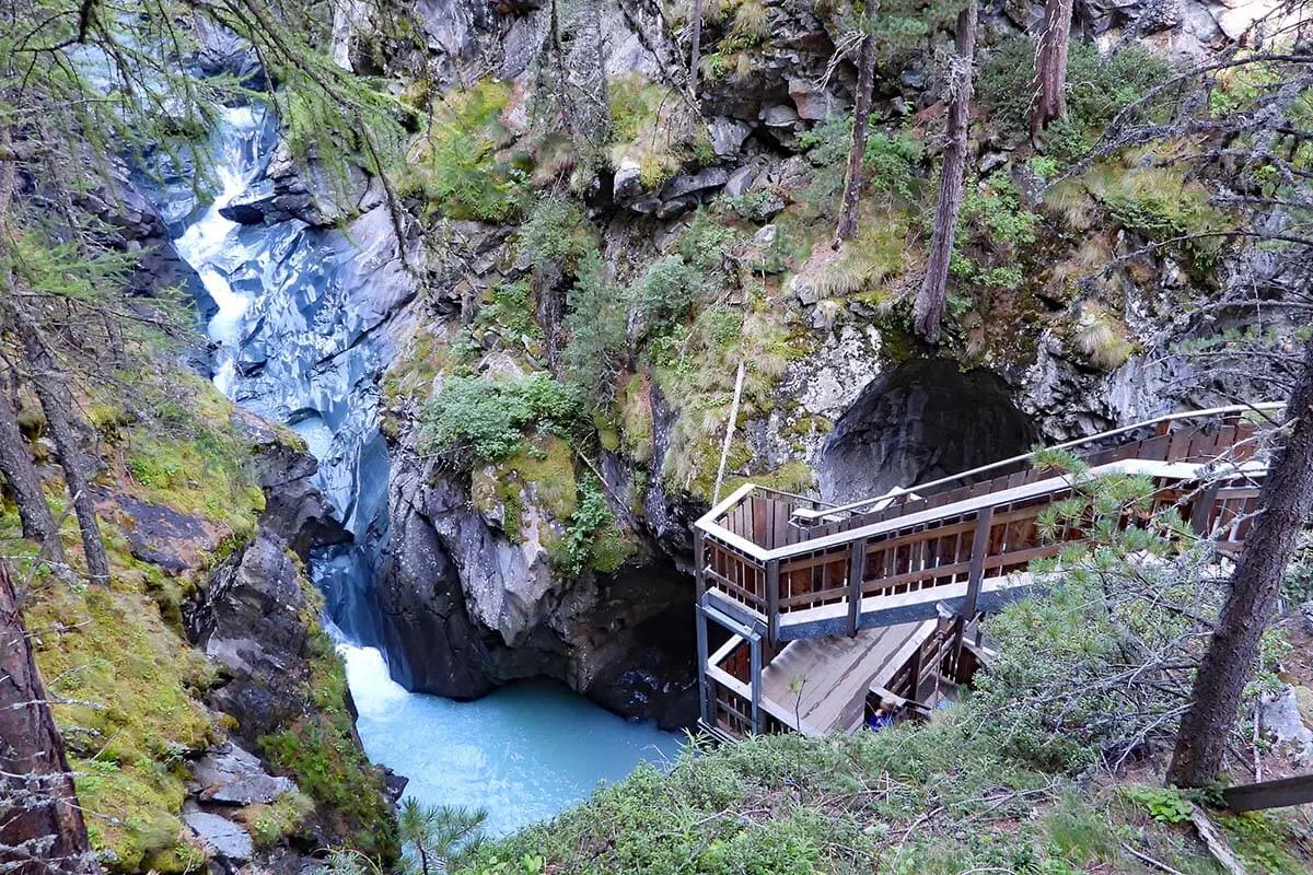 Gorner Gorge in Zermatt Switzerland