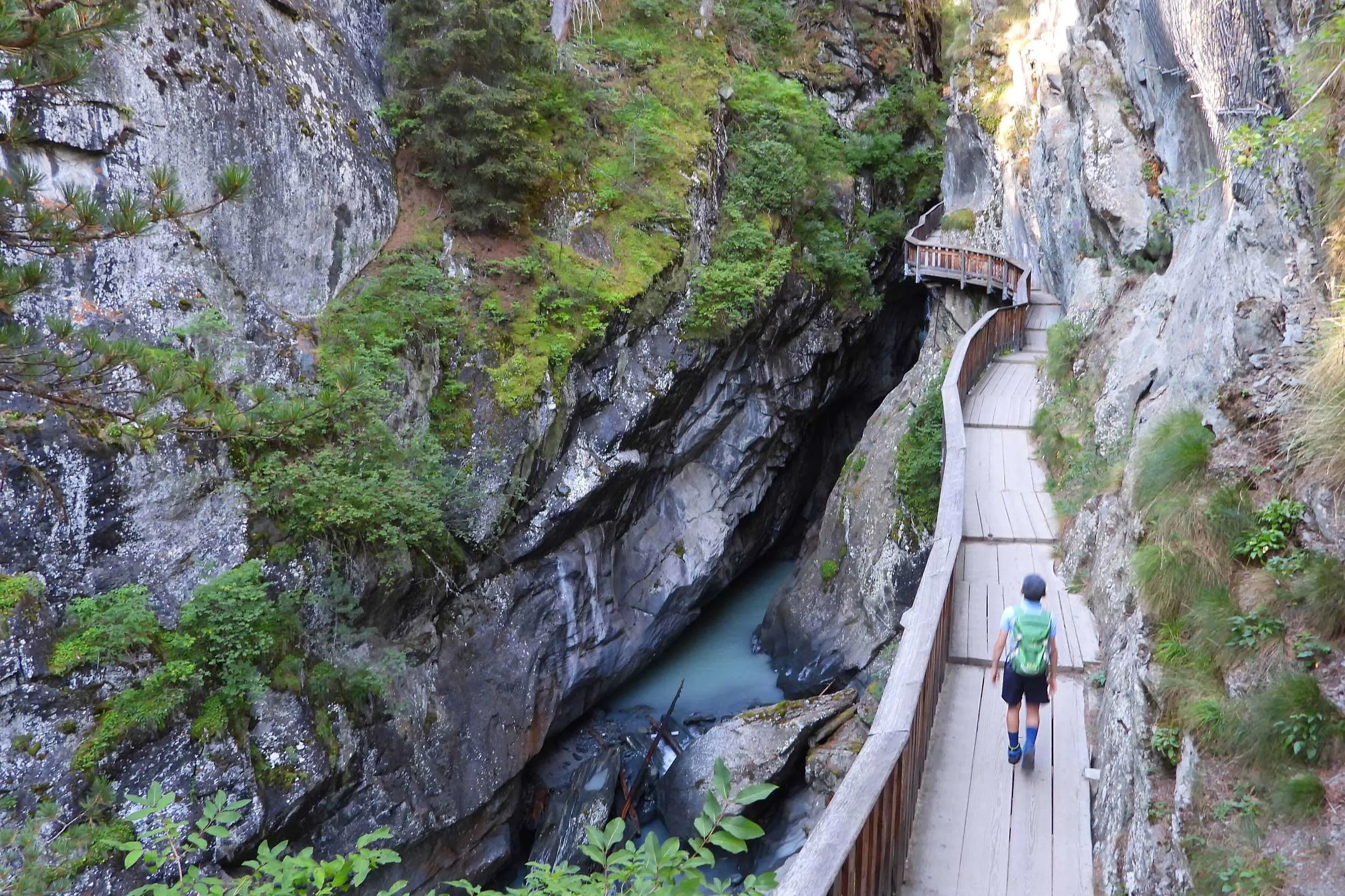 Gorner Gorge is one of the nicest places to see in Zermatt