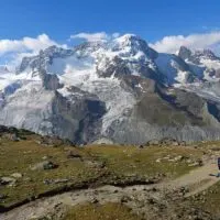 Gornergrat Scenic Trail hike 15 in Zermatt Switzerland
