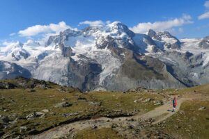 Gornergrat Scenic Trail hike 15 in Zermatt Switzerland