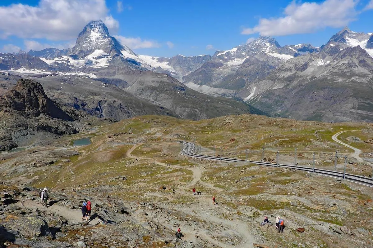 Gornergrat hike nr. 15 - Scenic Trail (Aussichtsweg)