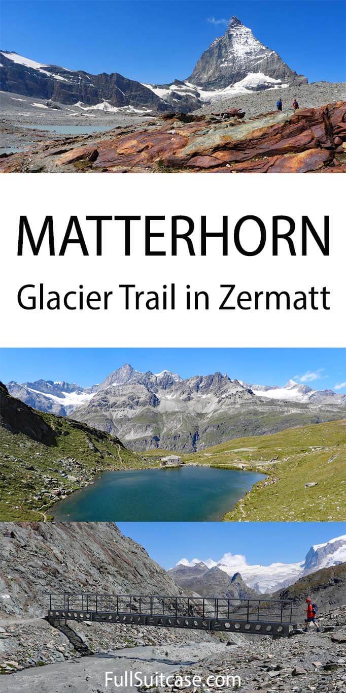 Hiking guide to the Matterhorn Glacier Trail, Zermatt Switzerland
