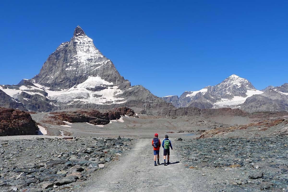 Hiking the Matterhorn Glacier Trail in Zermatt, Switzerland