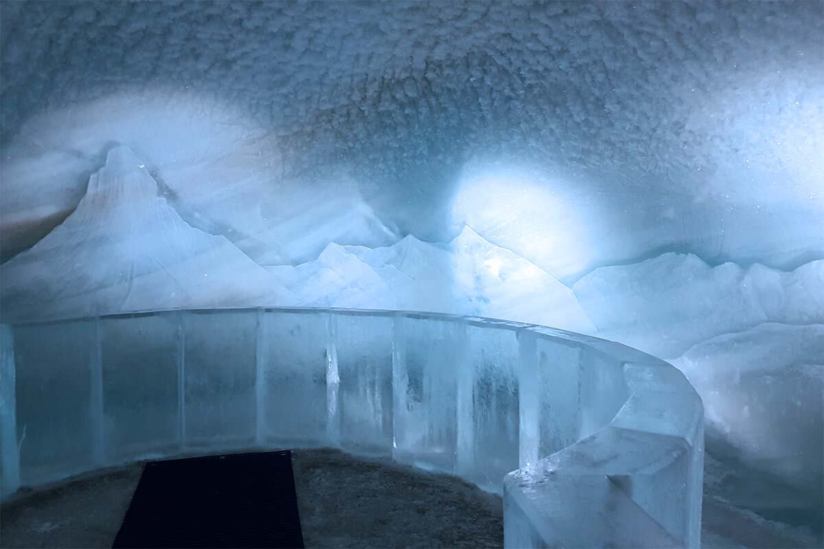 Ice Palace at the Matterhorn Glacier Paradise