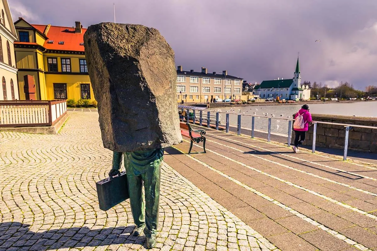 Monument to the Unknown Bureaucrat in Reykjavik