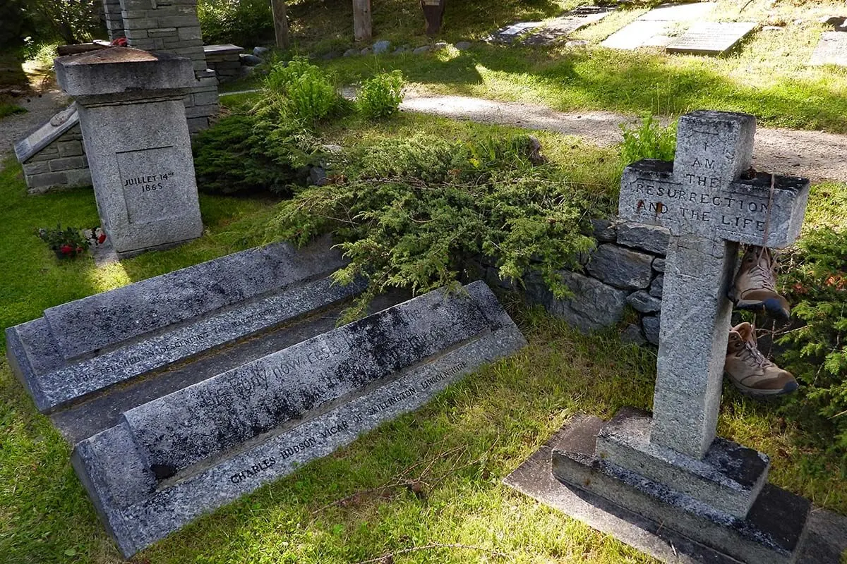 Mountaineer's Cemetery in Zermatt