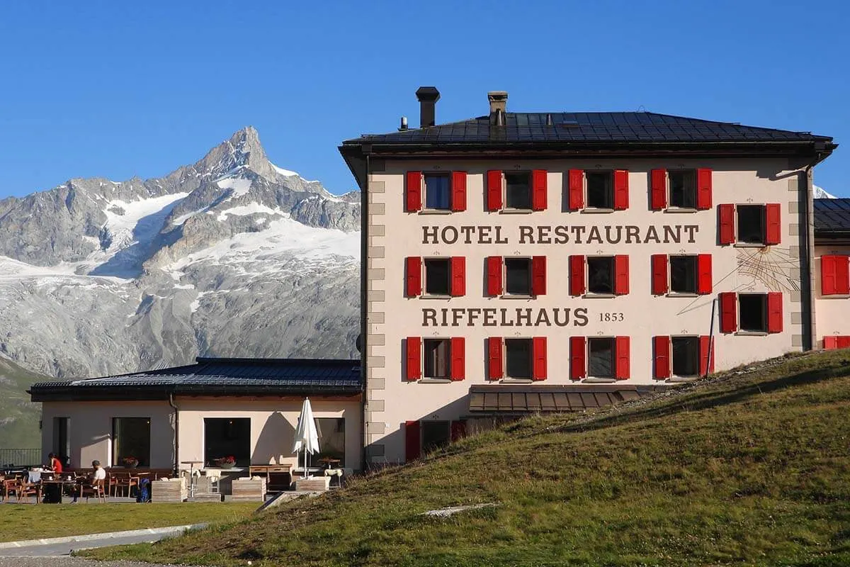 Riffelhaus 1853 hotel in Zermatt Switzerland