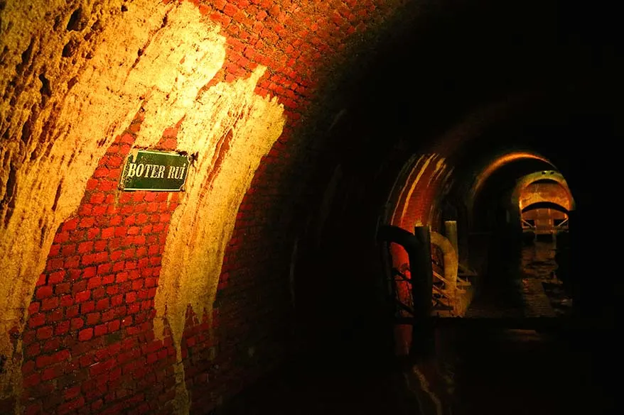 Antwerp underground canals De Ruien