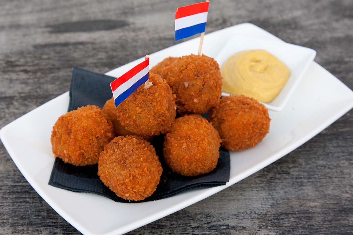 Bitterballen - traditional snack in the Netherlands