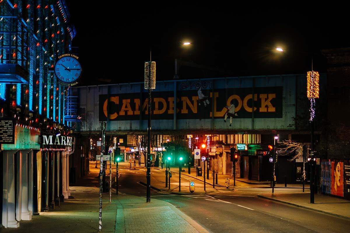 Camden Town at night
