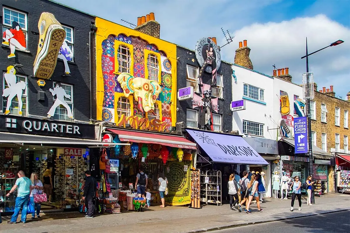 11 TOP Things To Do In Camden Town London Map Tips   Colorful Shops On Camden High Street In London .webp