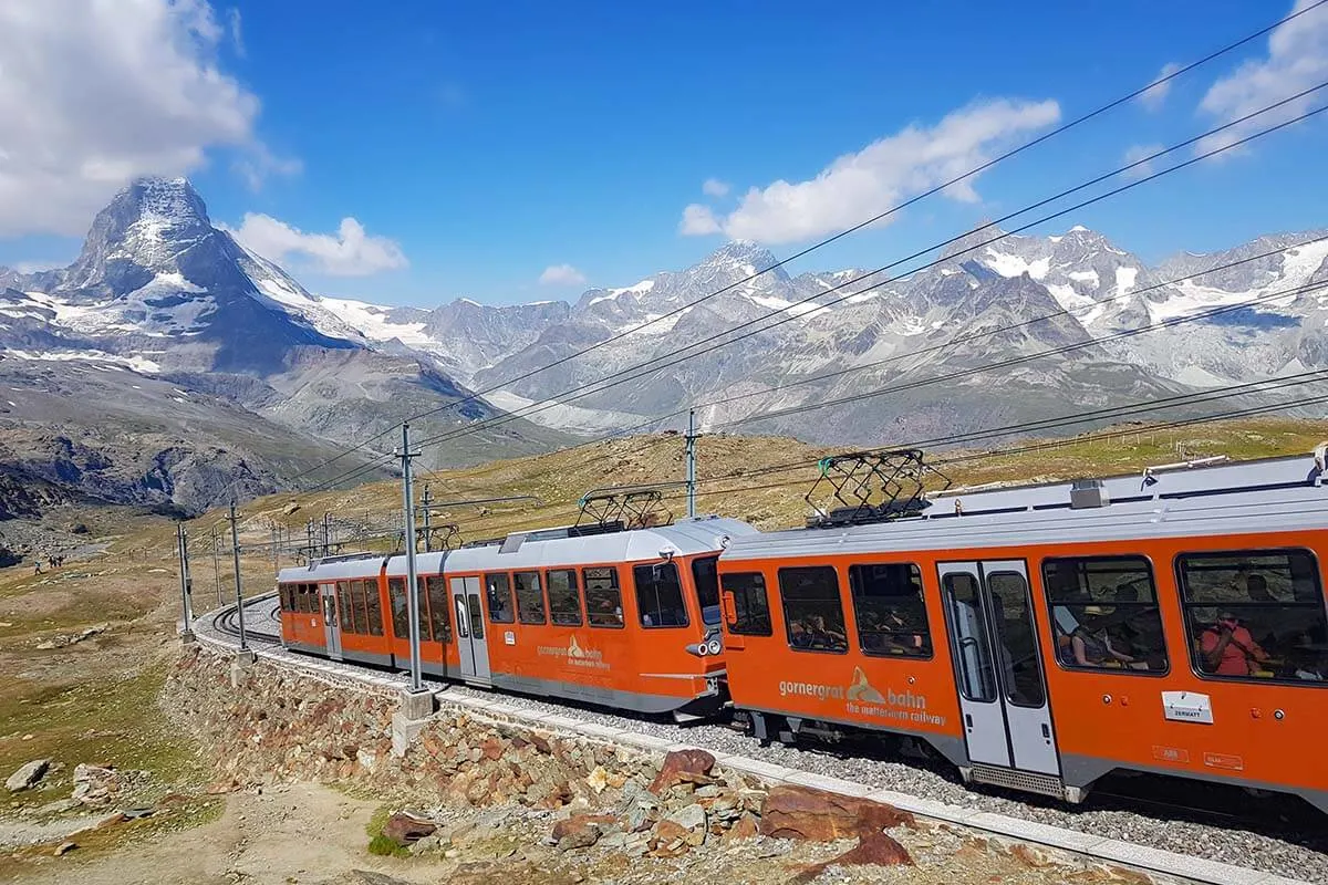 Ferrocarril Gornergrat en Suiza