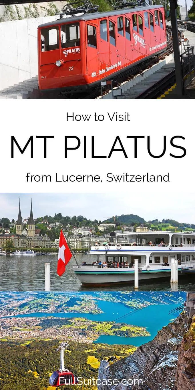 Lucerne Mt Pilatus excursion in Switzerland