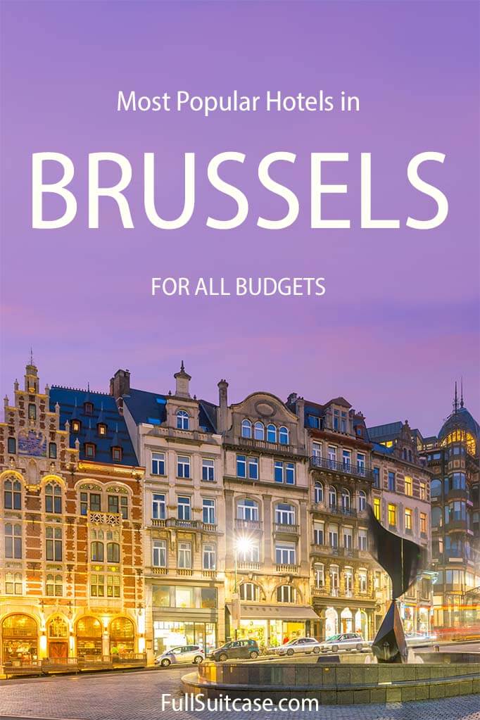 Most popular hotels in Brussels city center in Belgium